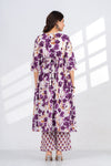Pure Cotton Maternity Feeding Kurta Palazzo Set with Hidden Nursing Zipper